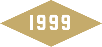 Goldener Hintergrund mit der Zahl 1999